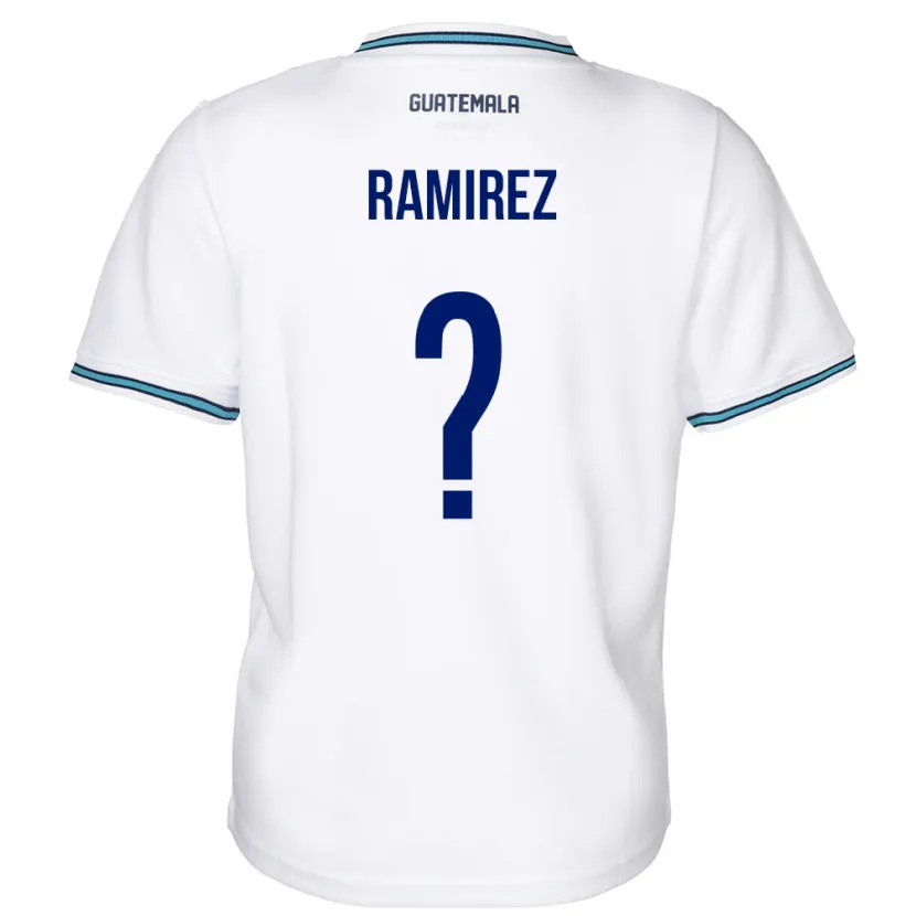 Danxen Kinder Guatemala Nelson Ramirez #0 Weiß Heimtrikot Trikot 24-26 T-Shirt