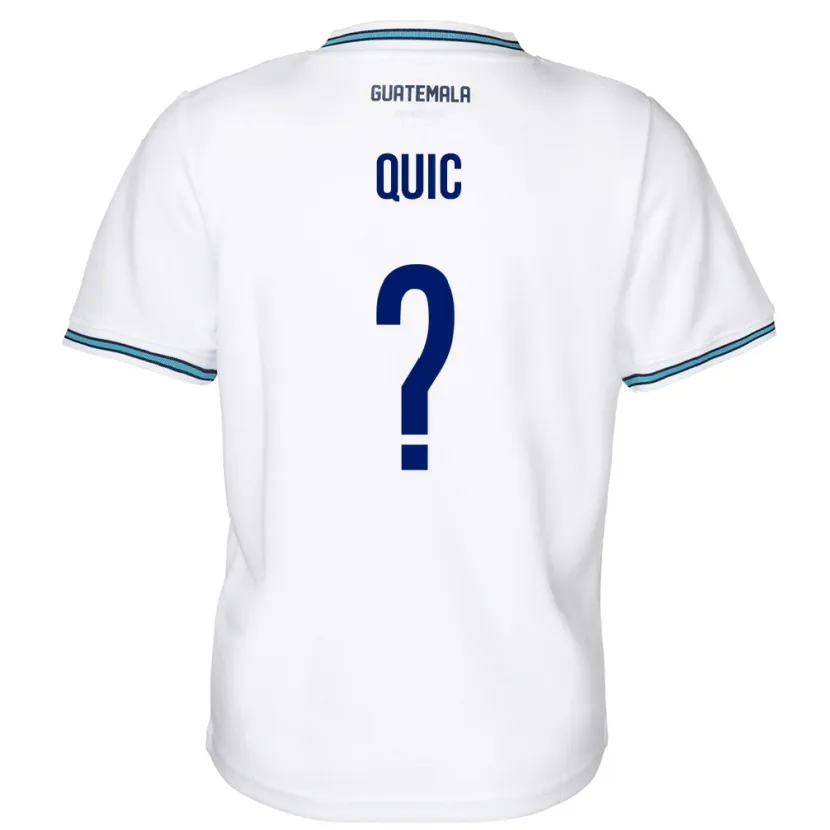 Danxen Kinder Guatemala Matthew Quic #0 Weiß Heimtrikot Trikot 24-26 T-Shirt