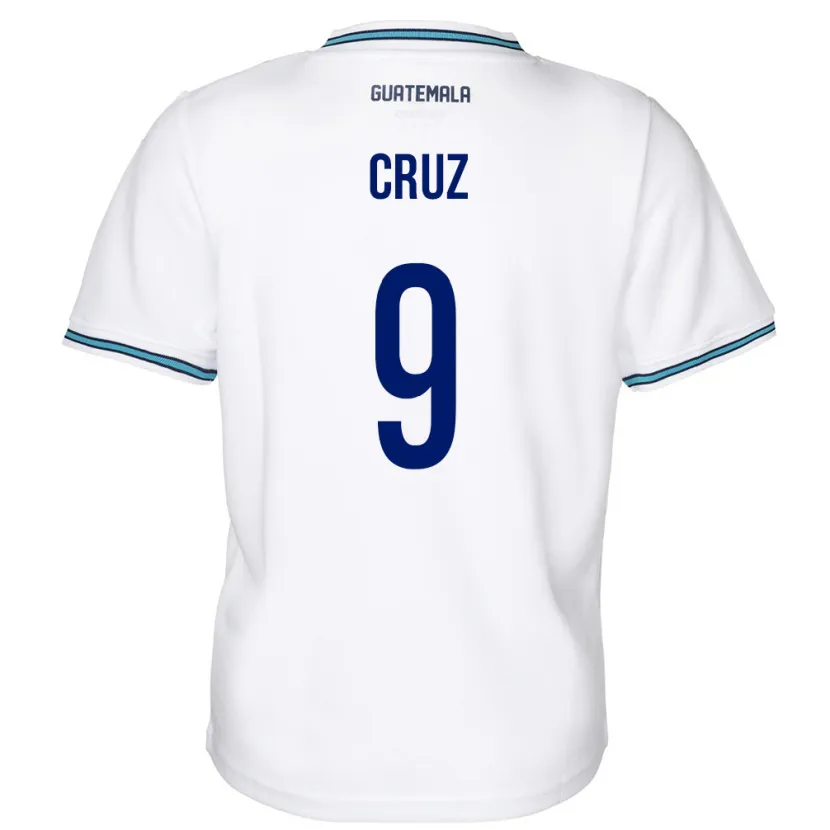 Danxen Kinder Guatemala Celsa Cruz #9 Weiß Heimtrikot Trikot 24-26 T-Shirt
