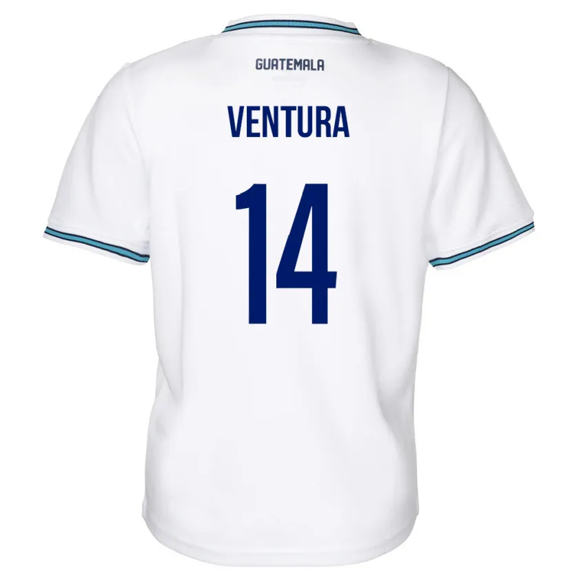 Danxen Kinder Guatemala Madelyn Ventura #14 Weiß Heimtrikot Trikot 24-26 T-Shirt