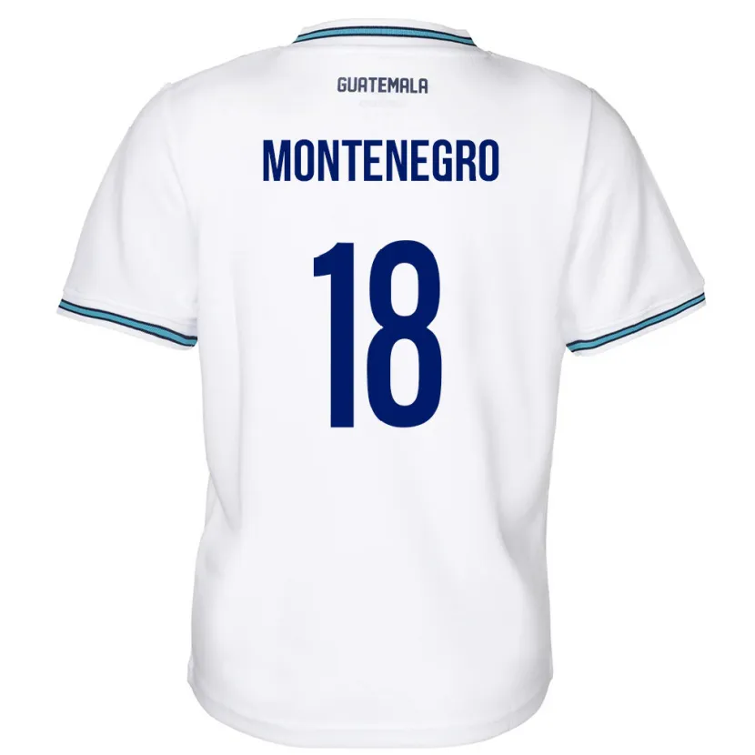 Danxen Kinder Guatemala Vivian Montenegro #18 Weiß Heimtrikot Trikot 24-26 T-Shirt