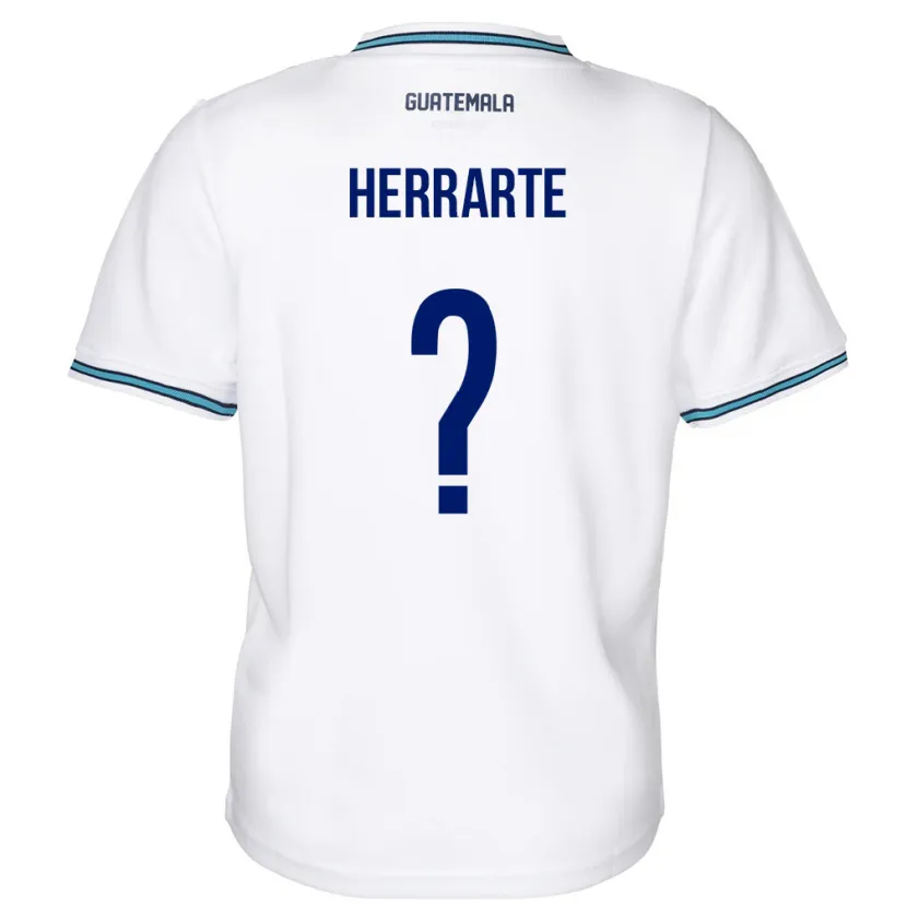 Danxen Kinder Guatemala María Herrarte #0 Weiß Heimtrikot Trikot 24-26 T-Shirt