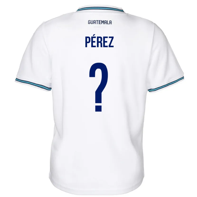 Danxen Kinder Guatemala Mary Pérez #0 Weiß Heimtrikot Trikot 24-26 T-Shirt