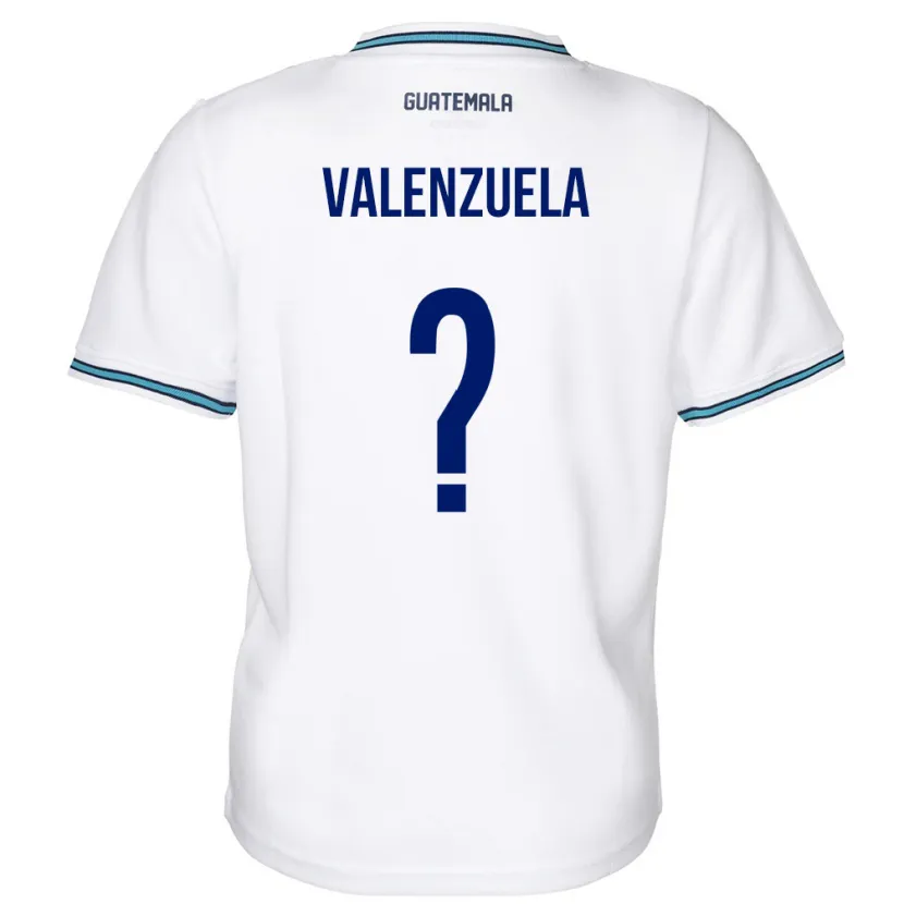 Danxen Kinder Guatemala Briana Valenzuela #0 Weiß Heimtrikot Trikot 24-26 T-Shirt