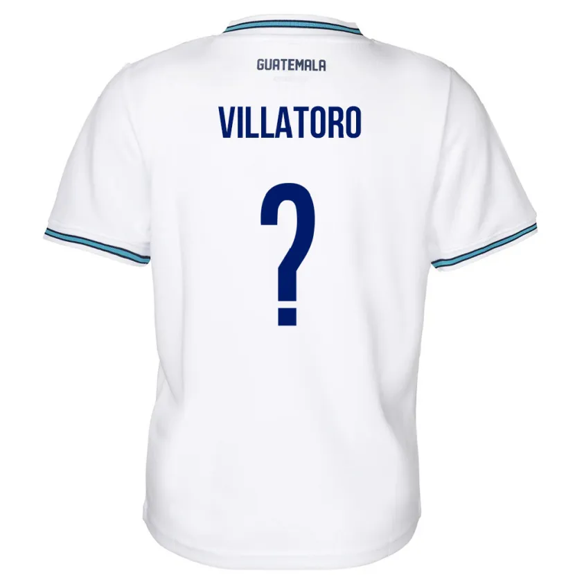 Danxen Kinder Guatemala Grace Villatoro #0 Weiß Heimtrikot Trikot 24-26 T-Shirt