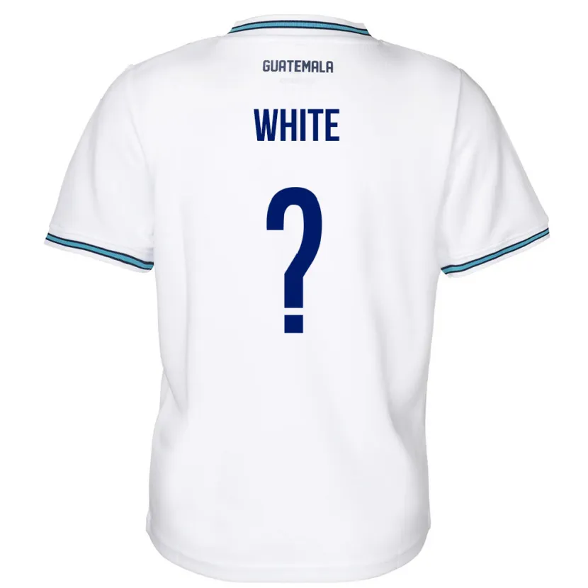 Danxen Kinder Guatemala Megan White #0 Weiß Heimtrikot Trikot 24-26 T-Shirt