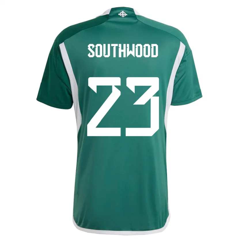 Danxen Kinder Nordirland Luke Southwood #23 Grün Heimtrikot Trikot 24-26 T-Shirt