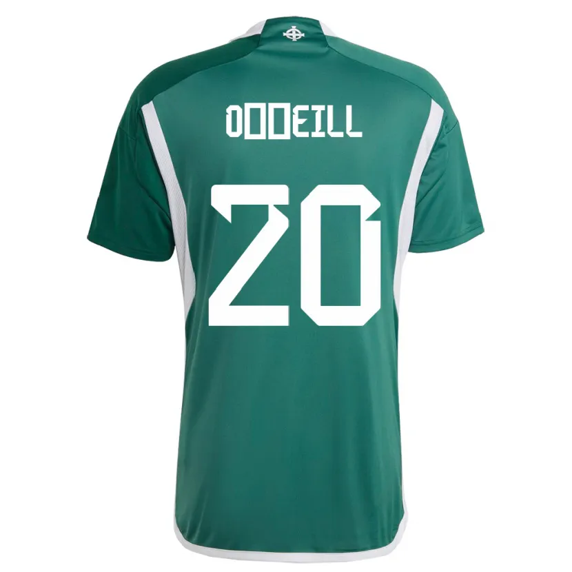 Danxen Kinder Nordirland Ceadach O’neill #20 Grün Heimtrikot Trikot 24-26 T-Shirt