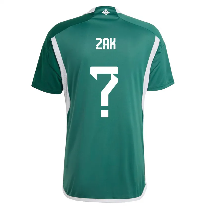Danxen Kinder Nordirland Zak Robinson #0 Grün Heimtrikot Trikot 24-26 T-Shirt