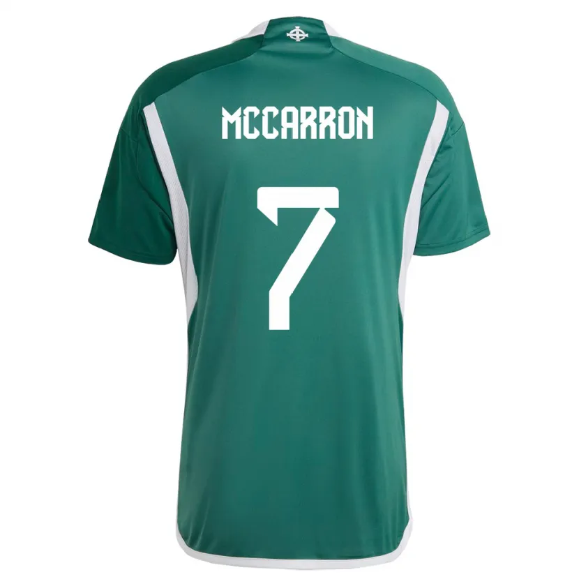 Danxen Kinder Nordirland Chloe Mccarron #7 Grün Heimtrikot Trikot 24-26 T-Shirt