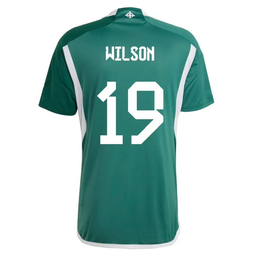 Danxen Kinder Nordirland Emily Wilson #19 Grün Heimtrikot Trikot 24-26 T-Shirt