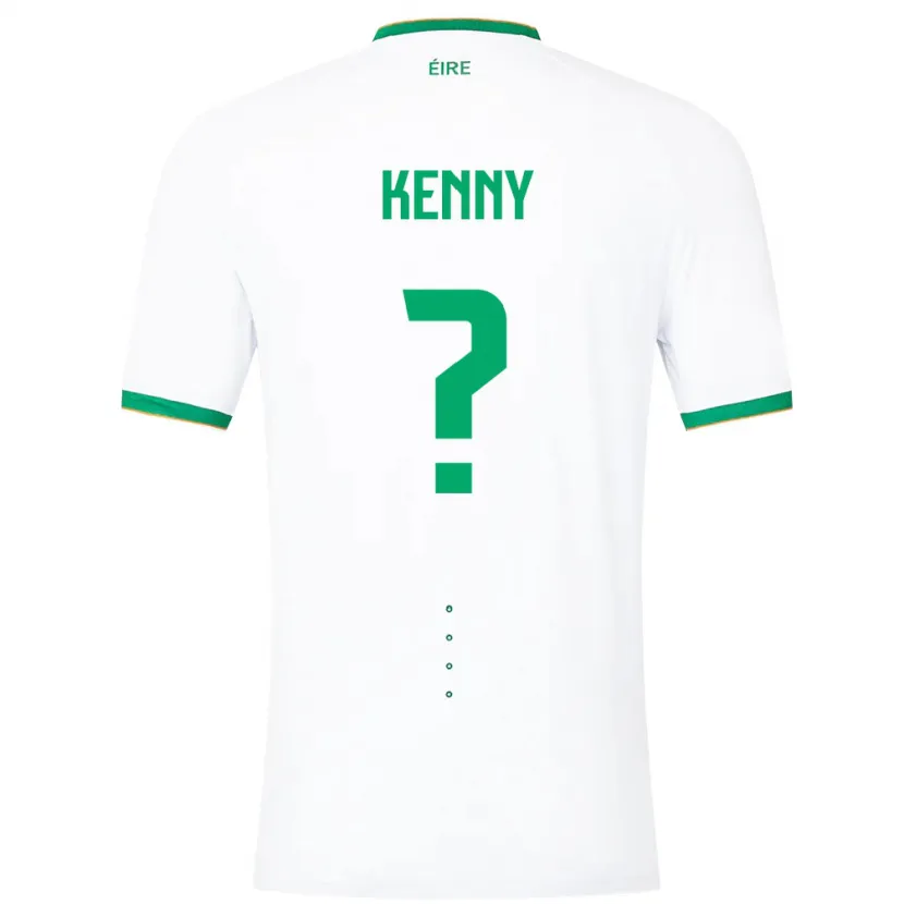 Danxen Kinder Irische Johnny Kenny #0 Weiß Auswärtstrikot Trikot 24-26 T-Shirt