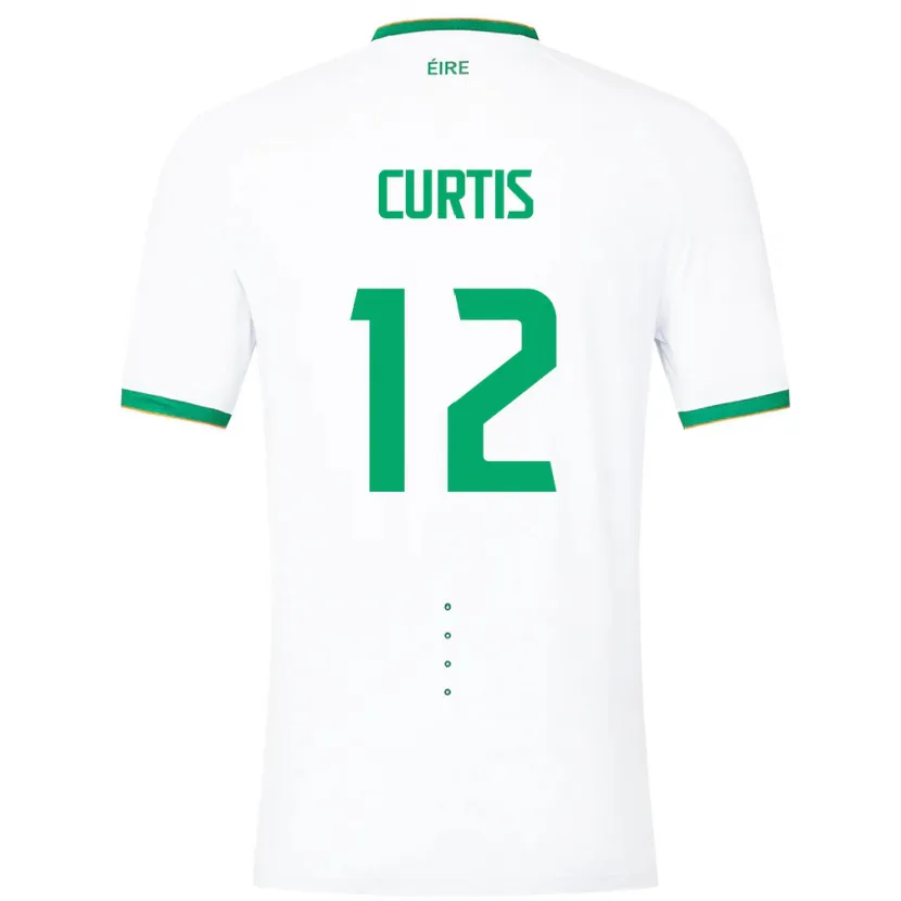 Danxen Kinder Irische Sam Curtis #12 Weiß Auswärtstrikot Trikot 24-26 T-Shirt