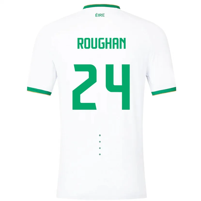 Danxen Kinder Irische Sean Roughan #24 Weiß Auswärtstrikot Trikot 24-26 T-Shirt