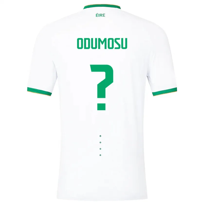 Danxen Kinder Irische David Odumosu #0 Weiß Auswärtstrikot Trikot 24-26 T-Shirt