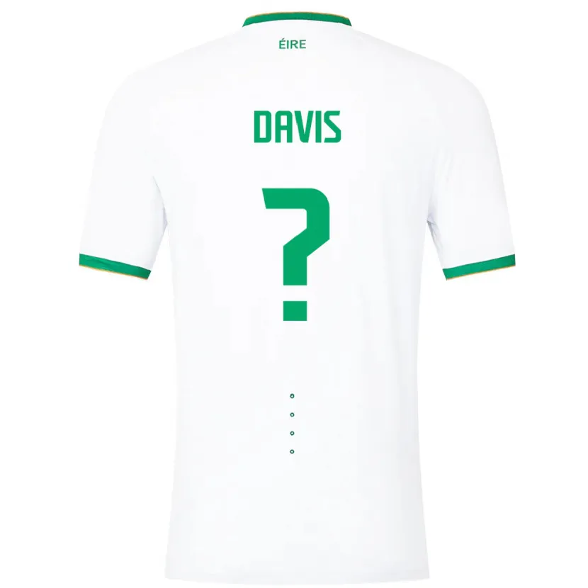 Danxen Kinder Irische Warren Davis #0 Weiß Auswärtstrikot Trikot 24-26 T-Shirt