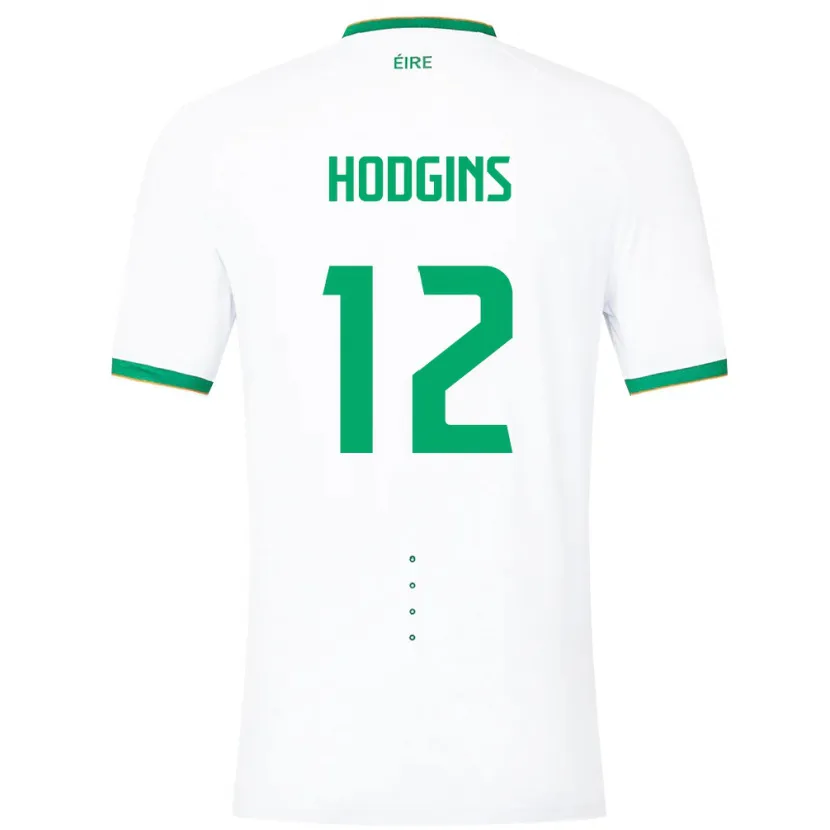 Danxen Kinder Irische Gavin Hodgins #12 Weiß Auswärtstrikot Trikot 24-26 T-Shirt