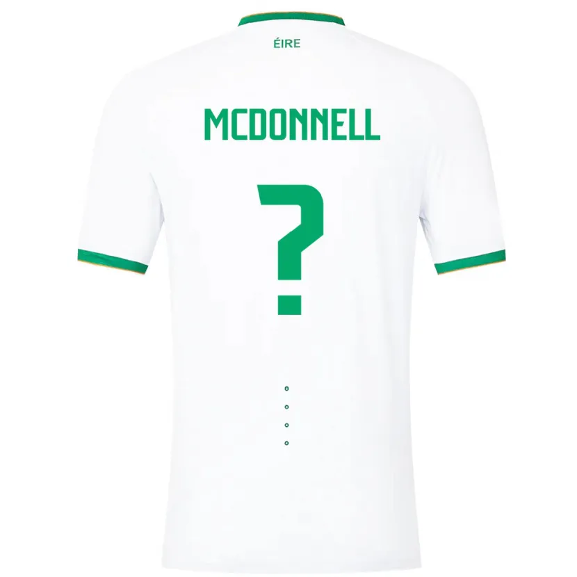 Danxen Kinder Irische Grady Mcdonnell #0 Weiß Auswärtstrikot Trikot 24-26 T-Shirt