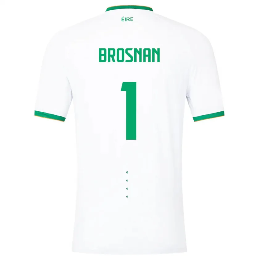 Danxen Kinder Irische Courtney Brosnan #1 Weiß Auswärtstrikot Trikot 24-26 T-Shirt