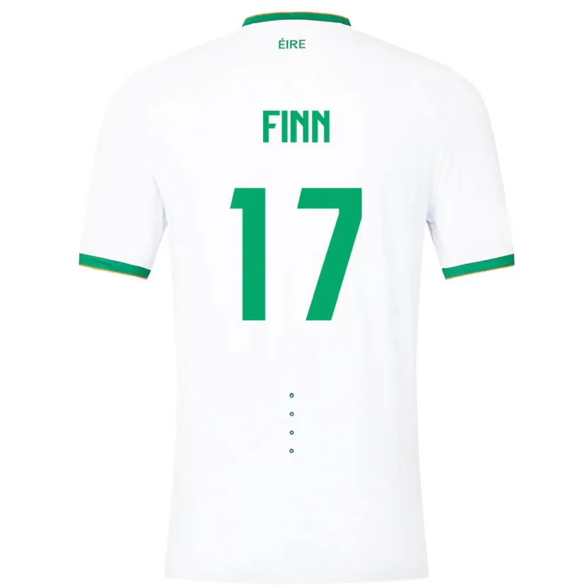 Danxen Kinder Irische Jamie Finn #17 Weiß Auswärtstrikot Trikot 24-26 T-Shirt