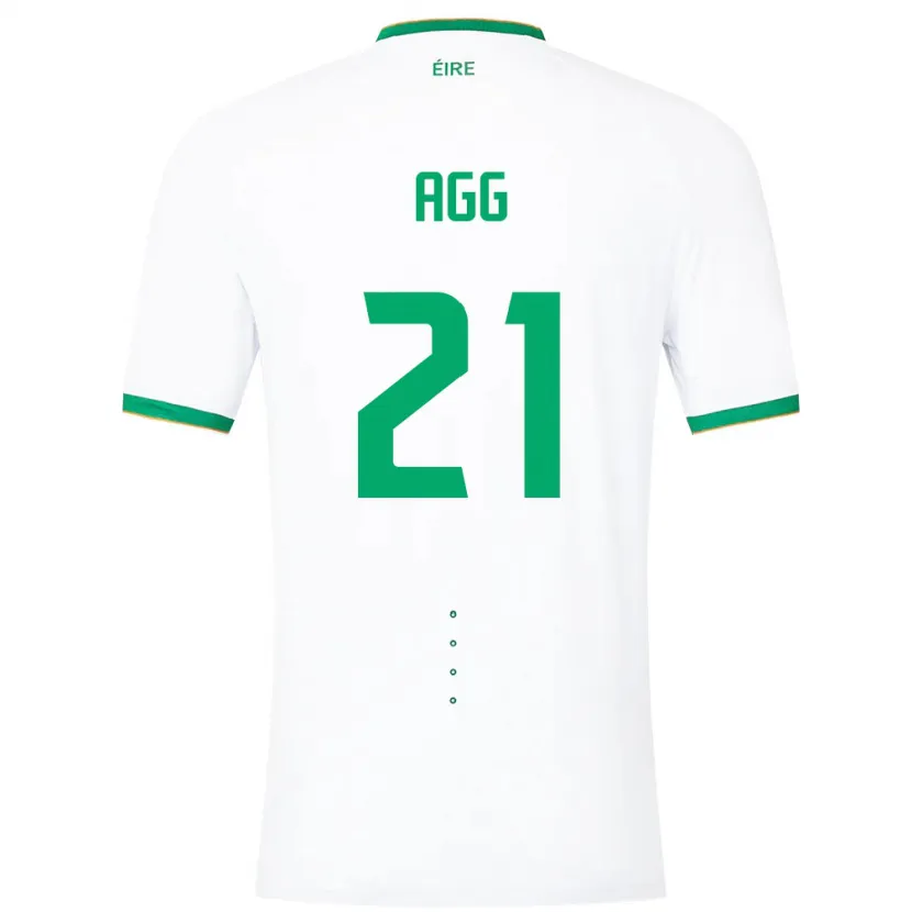 Danxen Kinder Irische Lily Agg #21 Weiß Auswärtstrikot Trikot 24-26 T-Shirt
