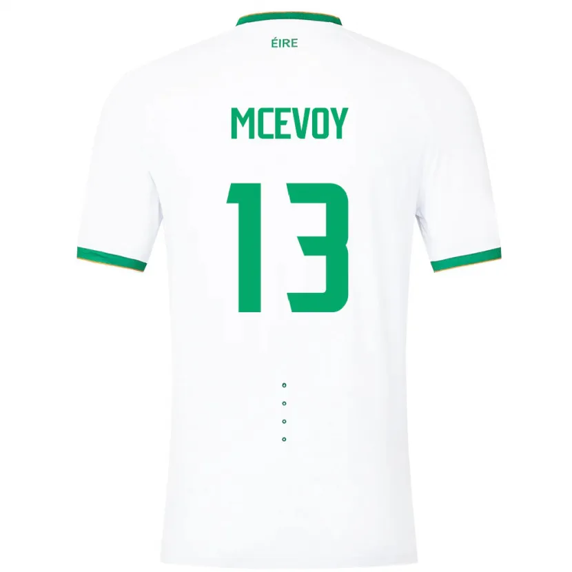 Danxen Kinder Irische Alannah Mcevoy #13 Weiß Auswärtstrikot Trikot 24-26 T-Shirt