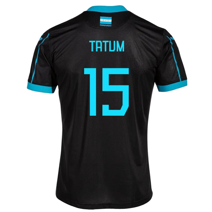 Danxen Kinder Honduras Anfronit Tatum #15 Schwarz Auswärtstrikot Trikot 24-26 T-Shirt