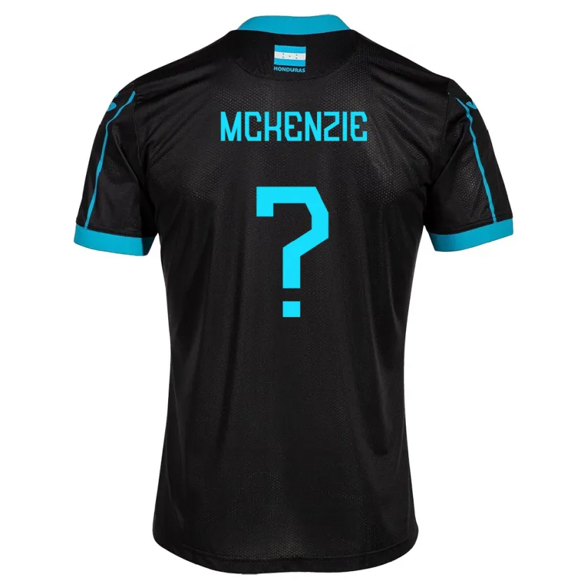 Danxen Kinder Honduras Allyson Mckenzie #0 Schwarz Auswärtstrikot Trikot 24-26 T-Shirt