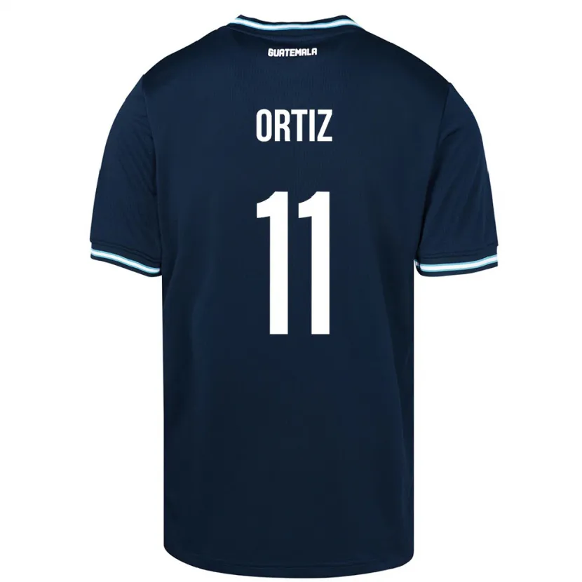 Danxen Kinder Guatemala Andersson Ortiz #11 Blau Auswärtstrikot Trikot 24-26 T-Shirt