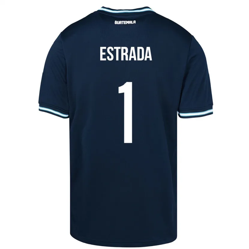 Danxen Kinder Guatemala Alexia Estrada #1 Blau Auswärtstrikot Trikot 24-26 T-Shirt
