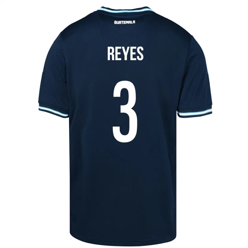 Danxen Kinder Guatemala Martha Reyes #3 Blau Auswärtstrikot Trikot 24-26 T-Shirt
