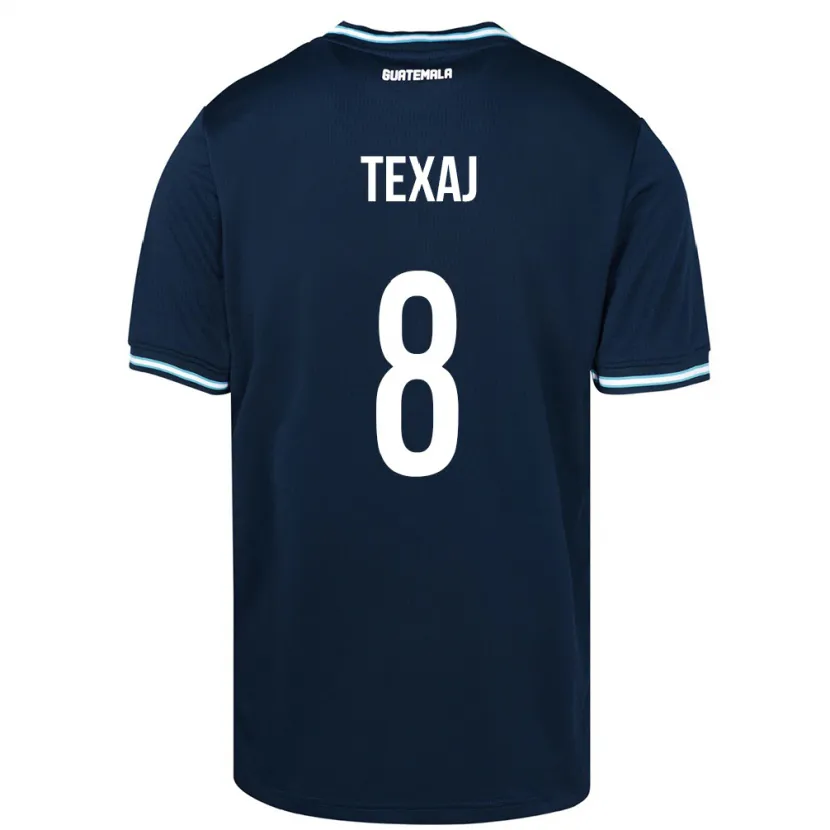Danxen Kinder Guatemala Elisa Texaj #8 Blau Auswärtstrikot Trikot 24-26 T-Shirt