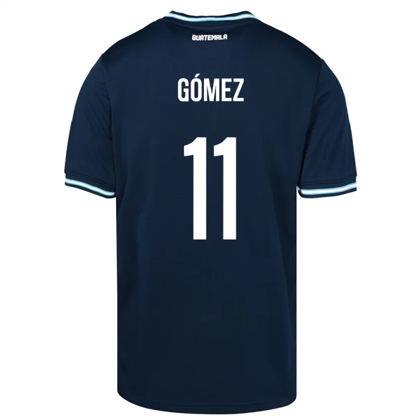Danxen Kinder Guatemala Savianna Gómez #11 Blau Auswärtstrikot Trikot 24-26 T-Shirt