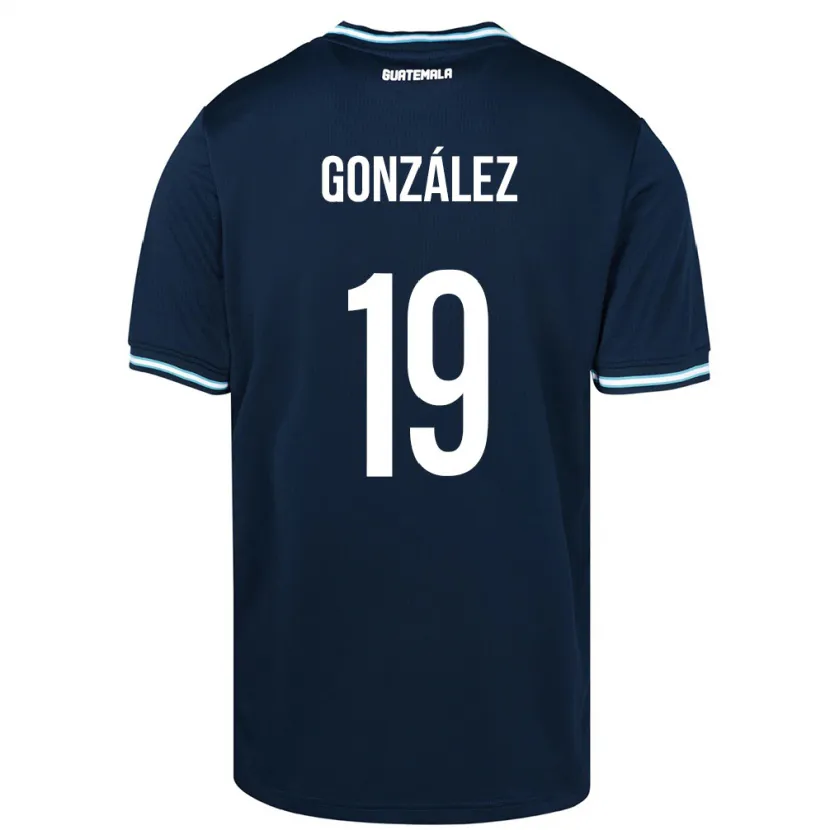 Danxen Kinder Guatemala Karen González #19 Blau Auswärtstrikot Trikot 24-26 T-Shirt