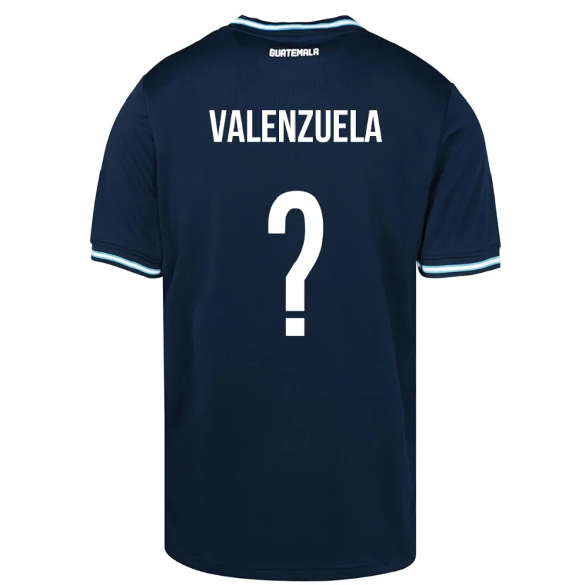 Danxen Kinder Guatemala Briana Valenzuela #0 Blau Auswärtstrikot Trikot 24-26 T-Shirt
