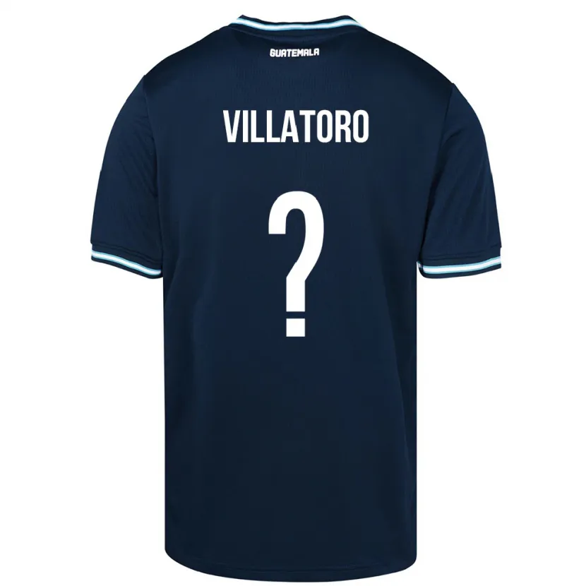 Danxen Kinder Guatemala Grace Villatoro #0 Blau Auswärtstrikot Trikot 24-26 T-Shirt