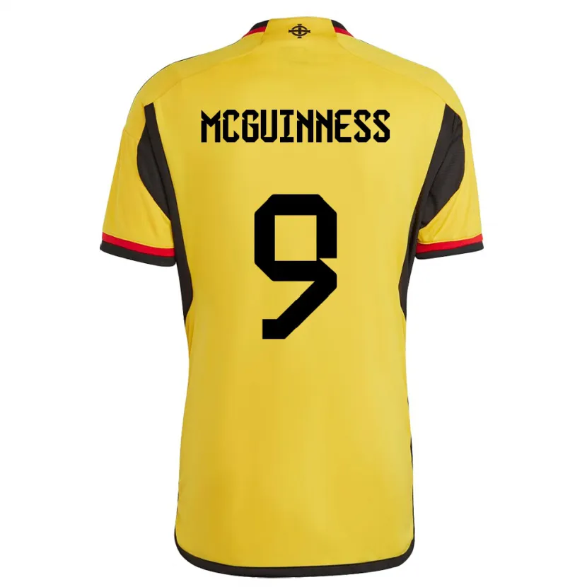 Danxen Kinder Nordirland Kirsty Mcguinness #9 Weiß Auswärtstrikot Trikot 24-26 T-Shirt