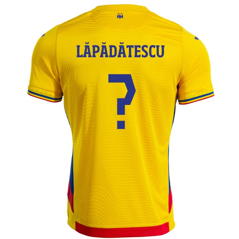 Danxen Herren Rumänische Robert Lăpădătescu #0 Gelb Heimtrikot Trikot 24-26 T-Shirt