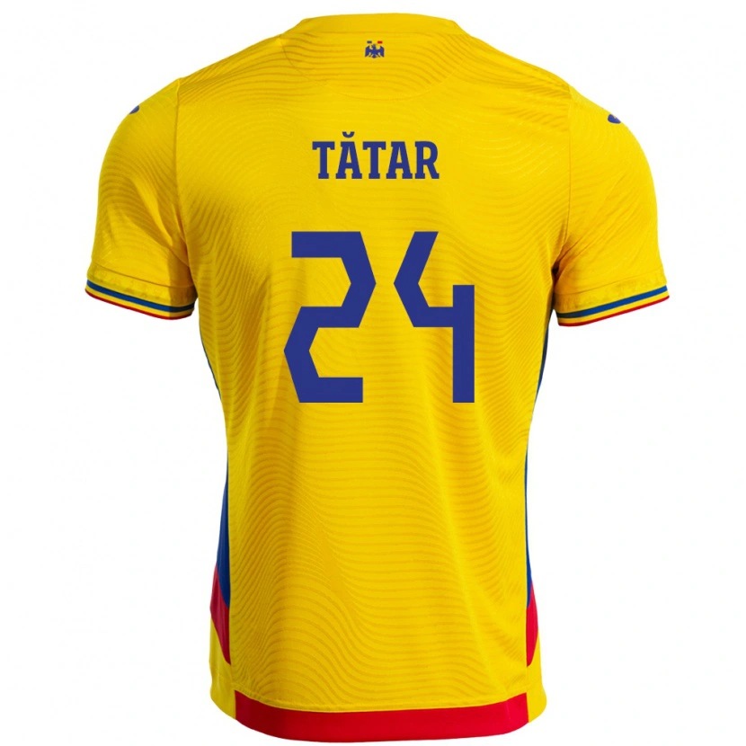 Danxen Herren Rumänische Mădălina Tătar #24 Gelb Heimtrikot Trikot 24-26 T-Shirt