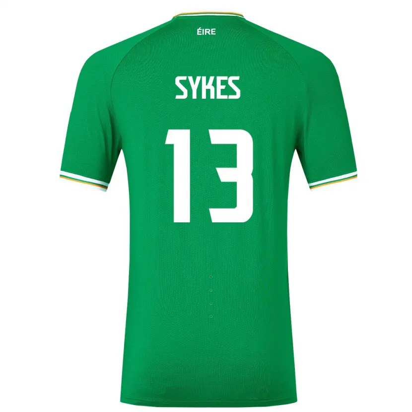 Danxen Herren Irische Mark Sykes #13 Grün Heimtrikot Trikot 24-26 T-Shirt