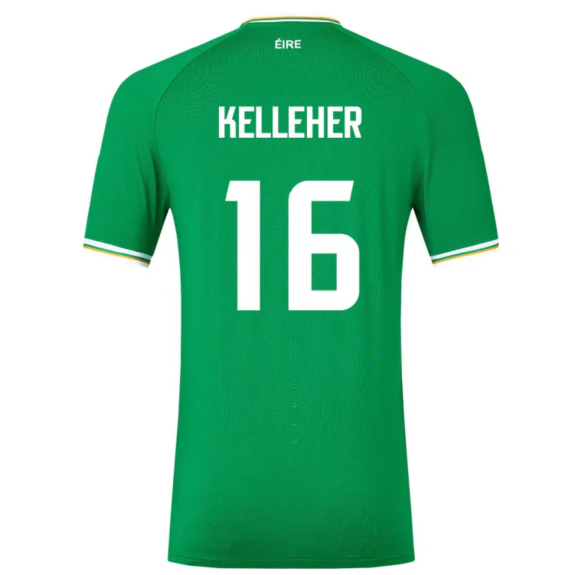 Danxen Herren Irische Caoimhín Kelleher #16 Grün Heimtrikot Trikot 24-26 T-Shirt