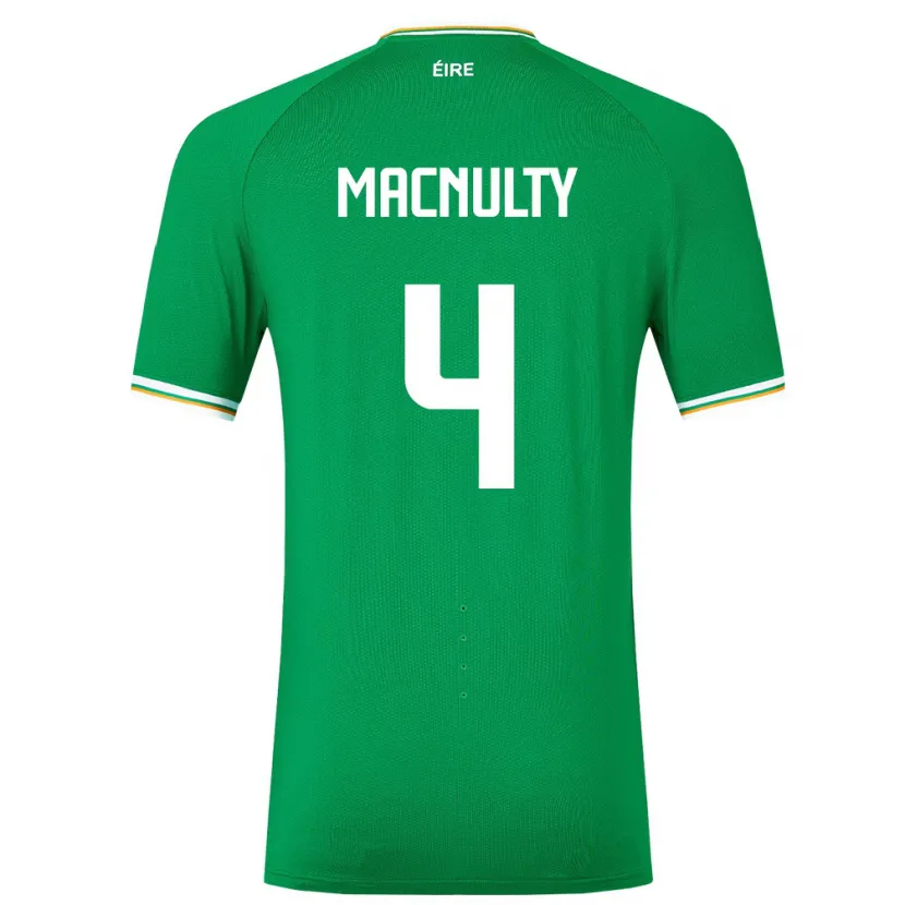 Danxen Herren Irische Anselmo García Macnulty #4 Grün Heimtrikot Trikot 24-26 T-Shirt