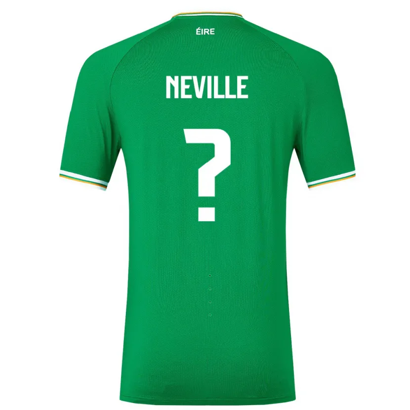 Danxen Herren Irische Harvey Neville #0 Grün Heimtrikot Trikot 24-26 T-Shirt