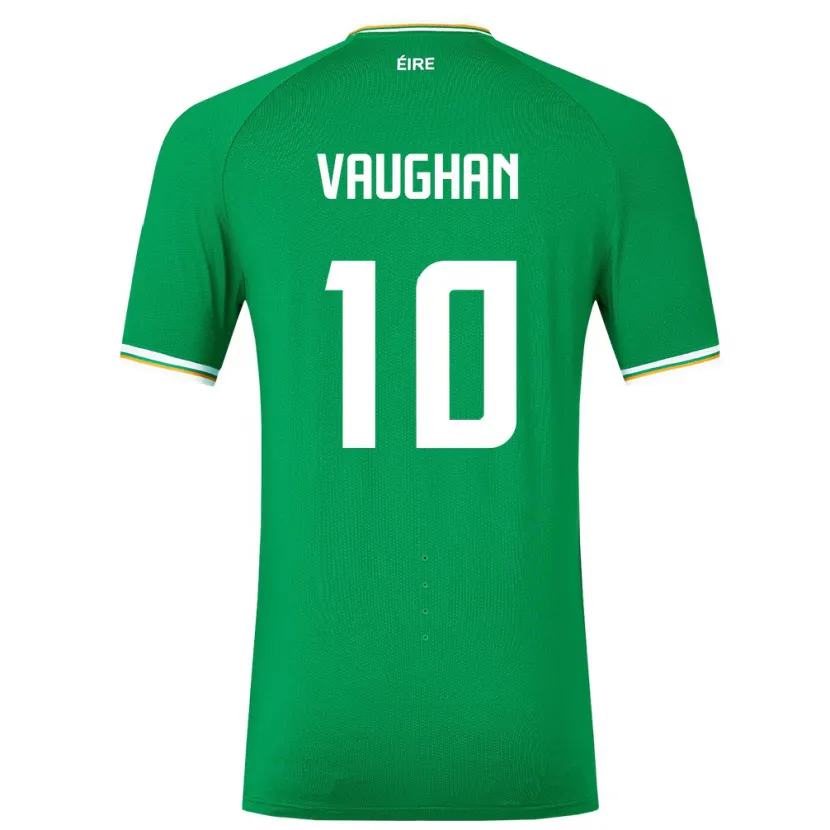 Danxen Herren Irische Harry Vaughan #10 Grün Heimtrikot Trikot 24-26 T-Shirt