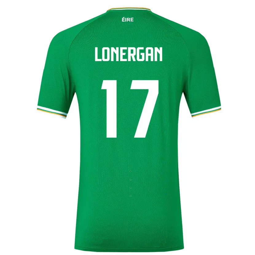 Danxen Herren Irische Tom Lonergan #17 Grün Heimtrikot Trikot 24-26 T-Shirt