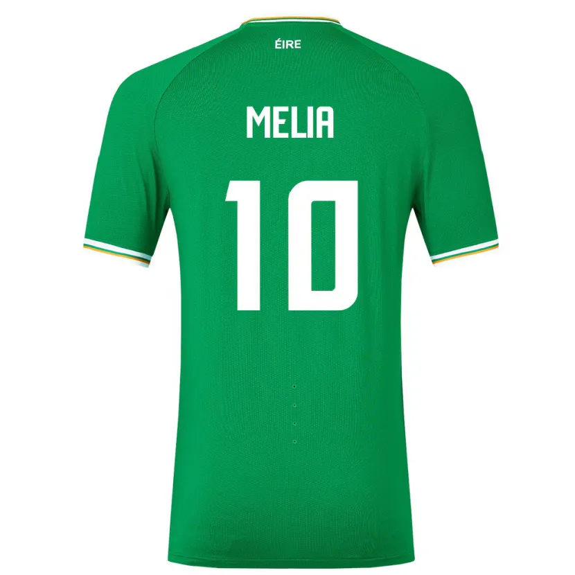 Danxen Herren Irische Mason Melia #10 Grün Heimtrikot Trikot 24-26 T-Shirt
