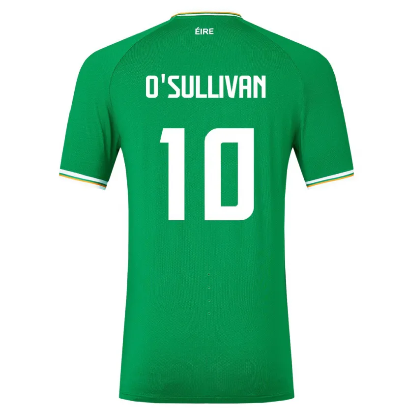Danxen Herren Irische Denise O'sullivan #10 Grün Heimtrikot Trikot 24-26 T-Shirt