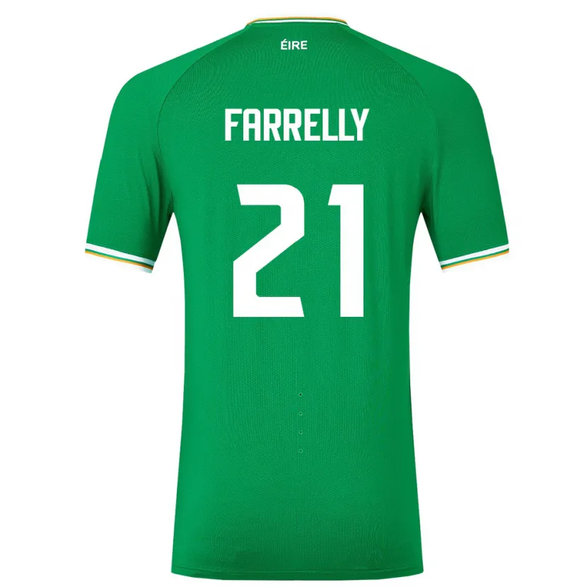 Danxen Herren Irische Sinead Farrelly #21 Grün Heimtrikot Trikot 24-26 T-Shirt