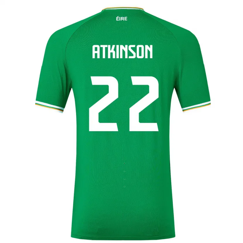 Danxen Herren Irische Isibeal Atkinson #22 Grün Heimtrikot Trikot 24-26 T-Shirt