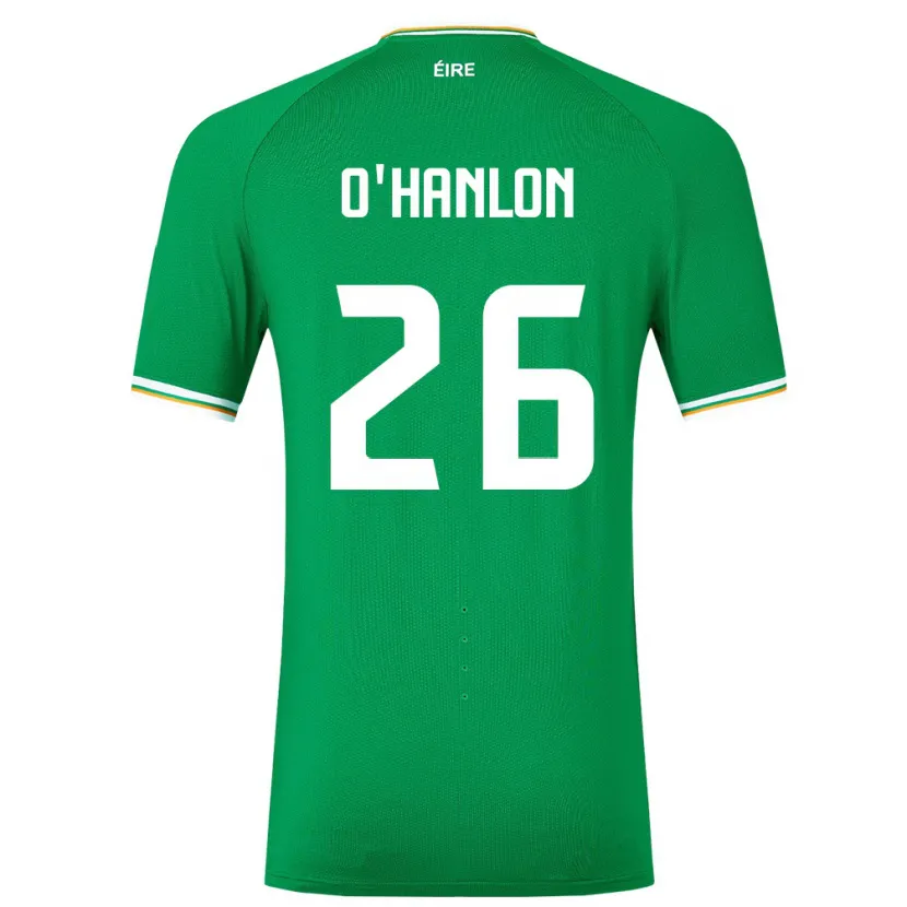 Danxen Herren Irische Tara O'hanlon #26 Grün Heimtrikot Trikot 24-26 T-Shirt
